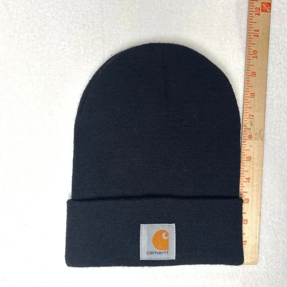 Carhartt Unisex Navy Beanie Obe Size Fits All NWOT
